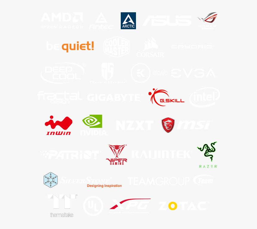 Pc Building Simulator Brands, HD Png Download, Free Download