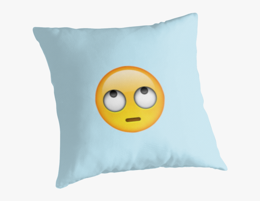 Eye Emoji Png -rolling Eyes Emoji Small - Cushion, Transparent Png, Free Download
