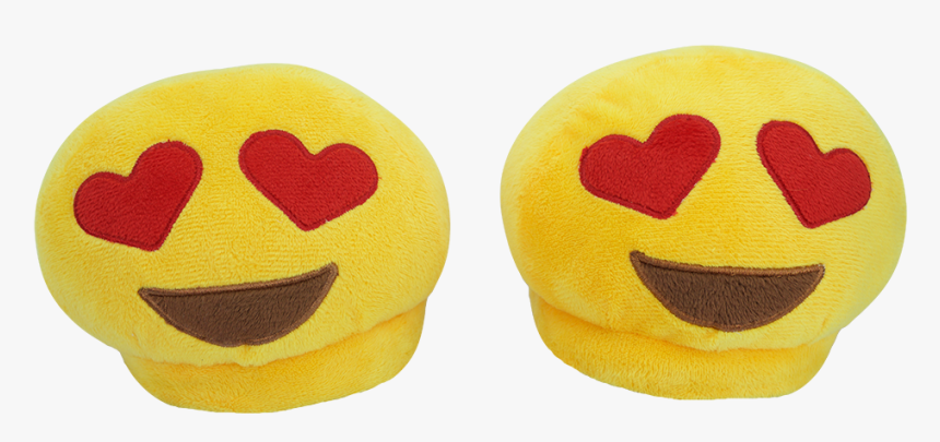 Emoji Slippers - Heart Eyes - Emoji Slippers Png, Transparent Png, Free Download