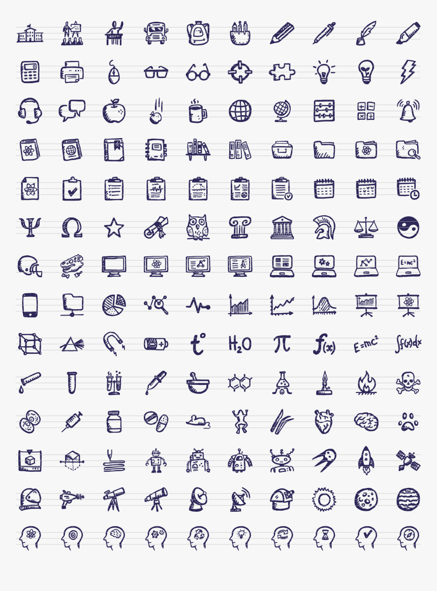 Science Icons, HD Png Download, Free Download