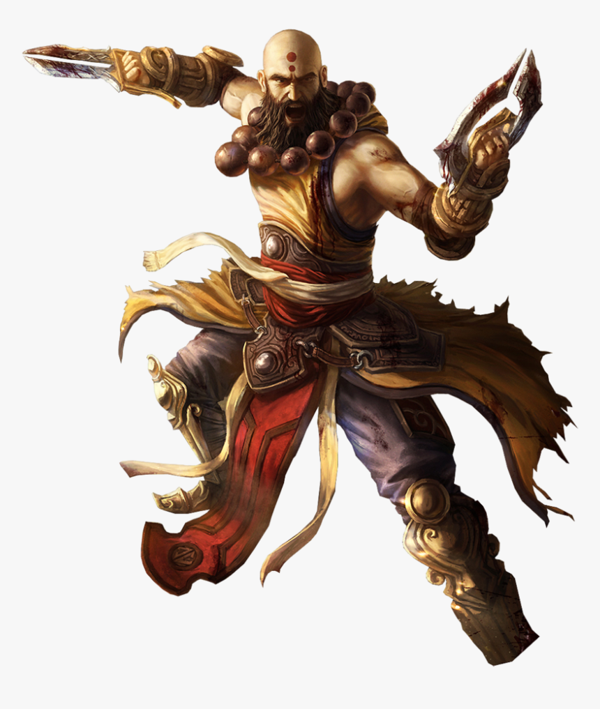 Diablo 3 Monk Render, HD Png Download, Free Download