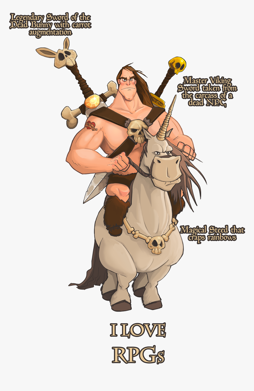Funny Barbarian Warrior, HD Png Download, Free Download