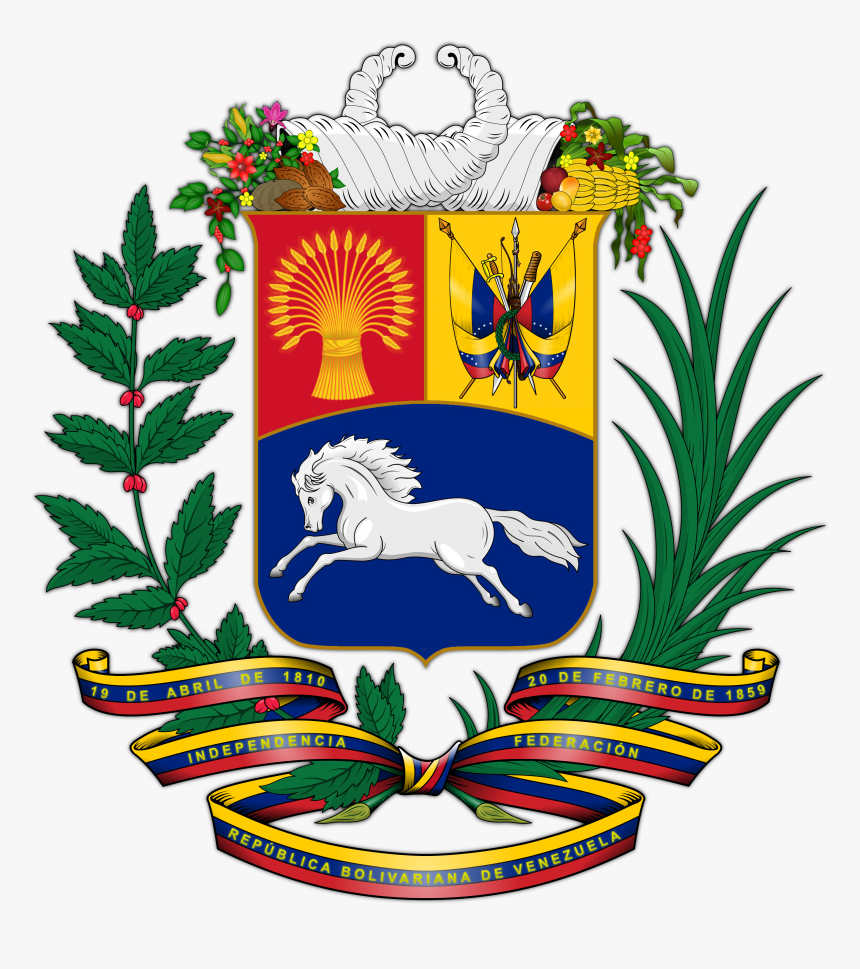 Escudo De Armas De Venezuela 2006 - Escudo De Venezuela Png, Transparent Png, Free Download