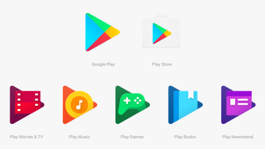 Google Play Icons Blogpost - Google Play New Icons, HD Png Download, Free Download