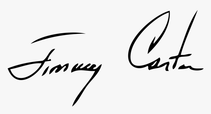 President Jimmy Carter Signature, HD Png Download, Free Download