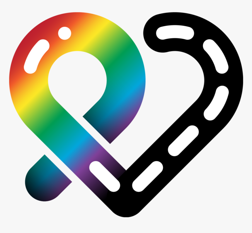 Priderunto Ribbon Heart Logo Rgb 01 Clear - Pride And Remembrance Run Logo, HD Png Download, Free Download