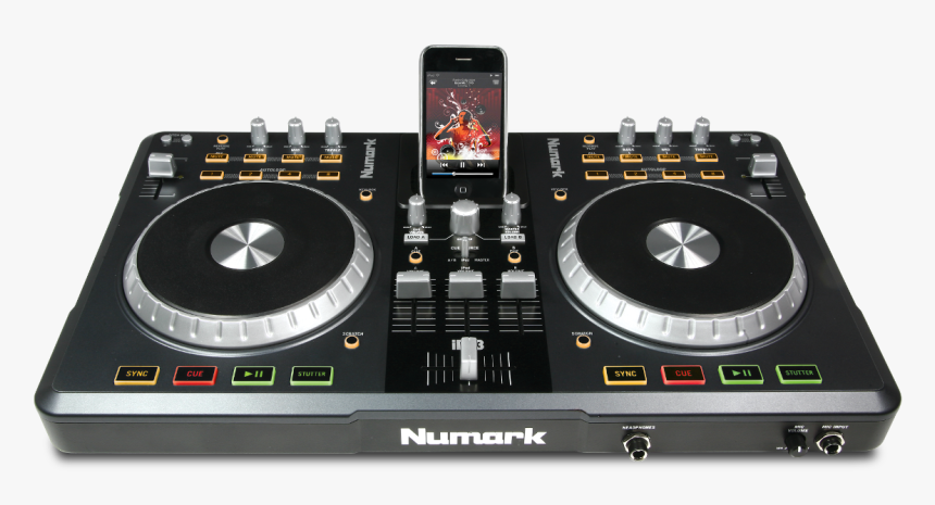 Dj Setup Png Image Black And White Download - Numark Mixtrack Pro, Transparent Png, Free Download