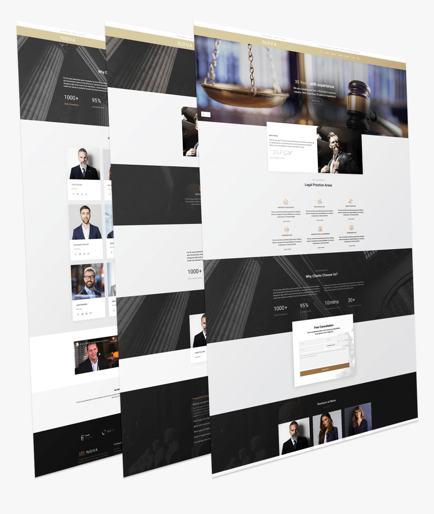 Lawyer & Attorney Joomla Template - Interior Design, HD Png Download, Free Download