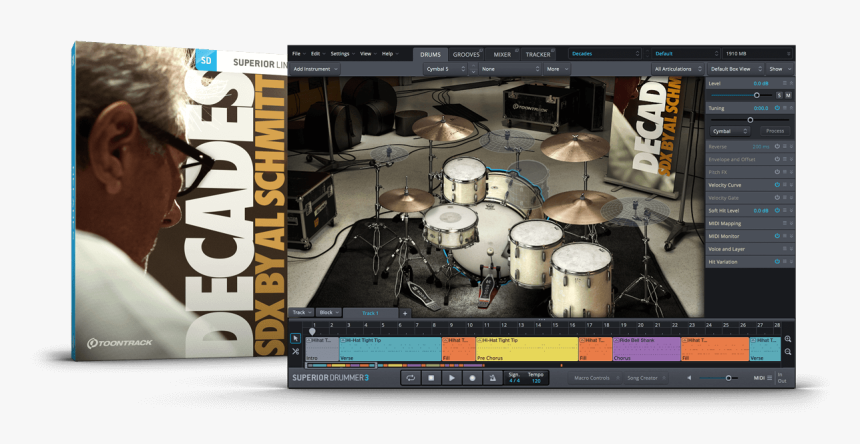 Toontrack Decades Sdx, HD Png Download, Free Download