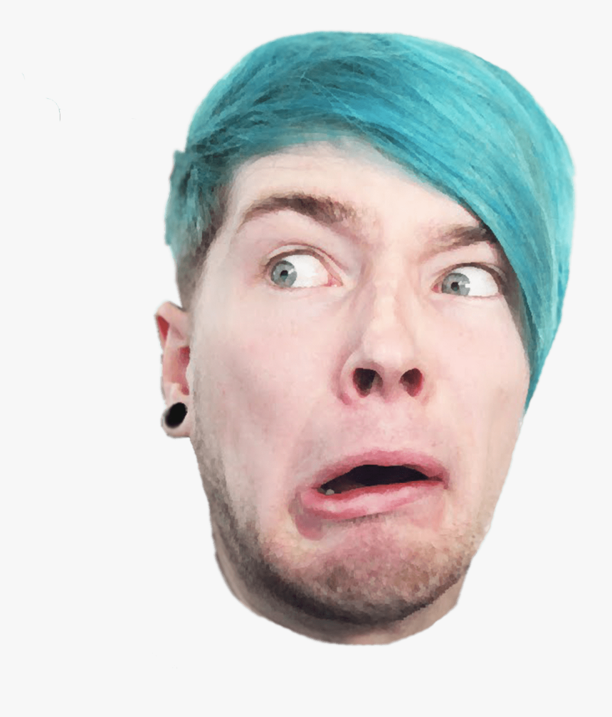 Dantdm Scared - Dantdm Face, HD Png Download, Free Download