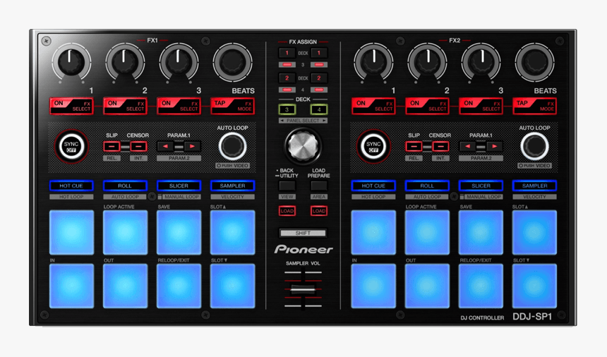 Ddj Sp1 - Pioneer Ddj Sp1, HD Png Download, Free Download