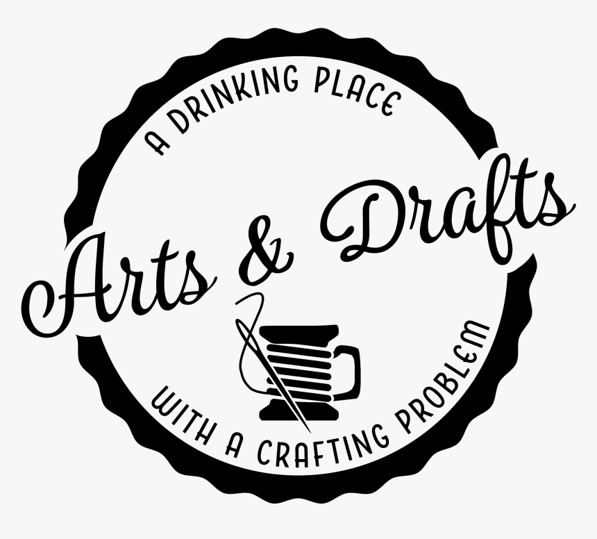 Logo Arts And Drafts A Drinking Place With A Crafting - Circle, HD Png Download, Free Download