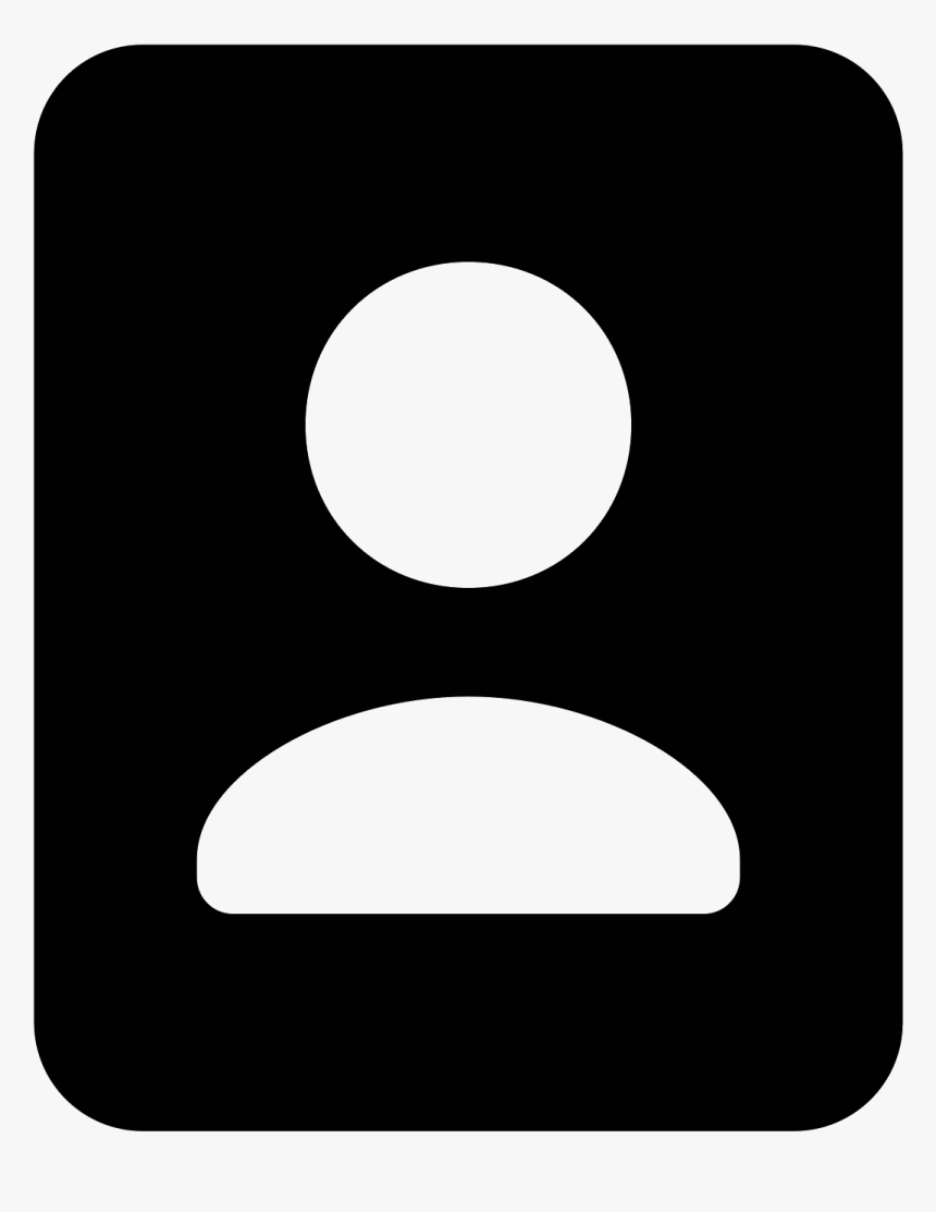 The Icon Is Of A Gender-less Human Face And Upper Torso - Utente Bianco Png, Transparent Png, Free Download