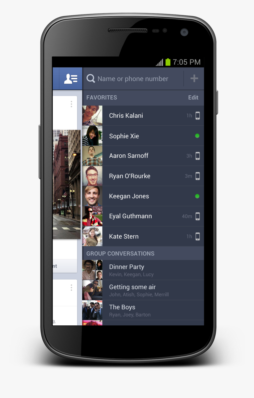 Android Contact List Ui, HD Png Download, Free Download