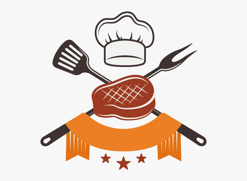 Barbecue Steak Food Clip Art - Chef Hat Vector Png, Transparent Png, Free Download