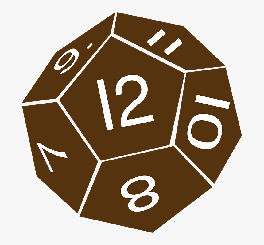 Dice, Dragons, Dungeons, Game, Heroes, Quest, Twelve - 12 Sided Dice Png, Transparent Png, Free Download