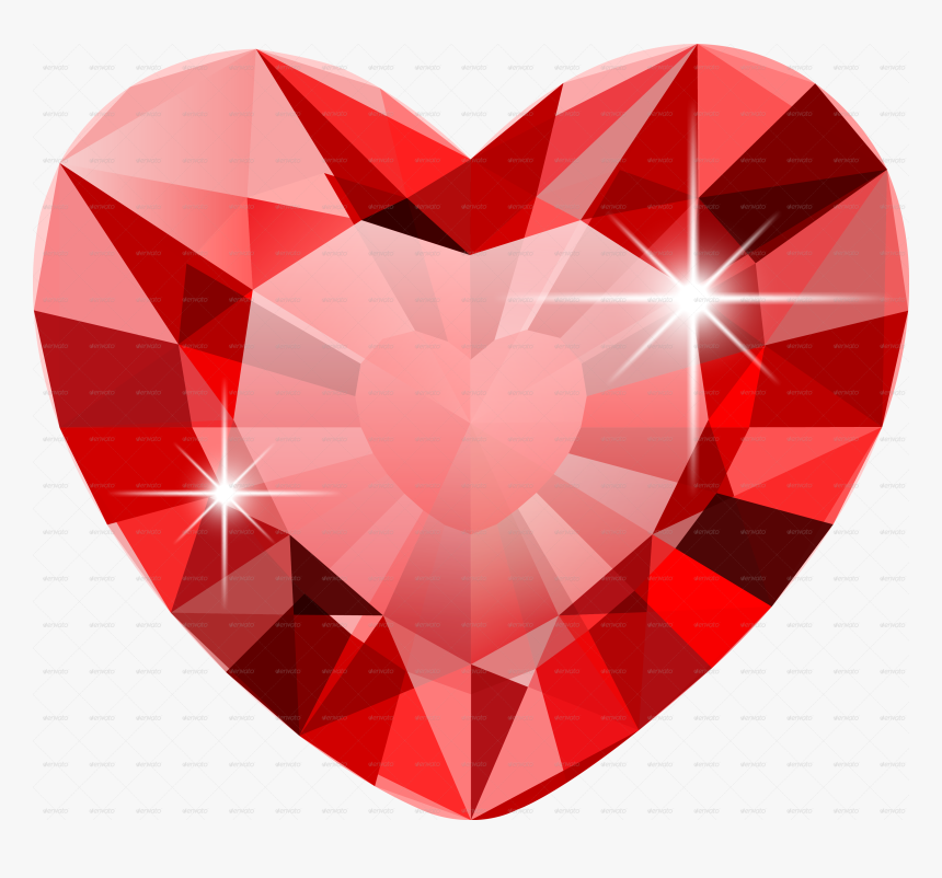 Diamond Heart Isolated/diamond Heart Isolated - Diamond Heart, HD Png Download, Free Download