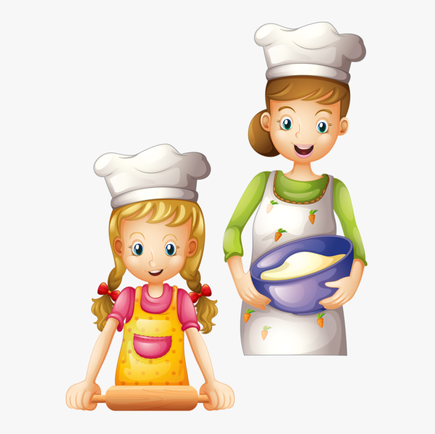 Kids Cooking Clipart Cooking Chef Clip Art - Kid Cooking Clipart, HD Png Download, Free Download