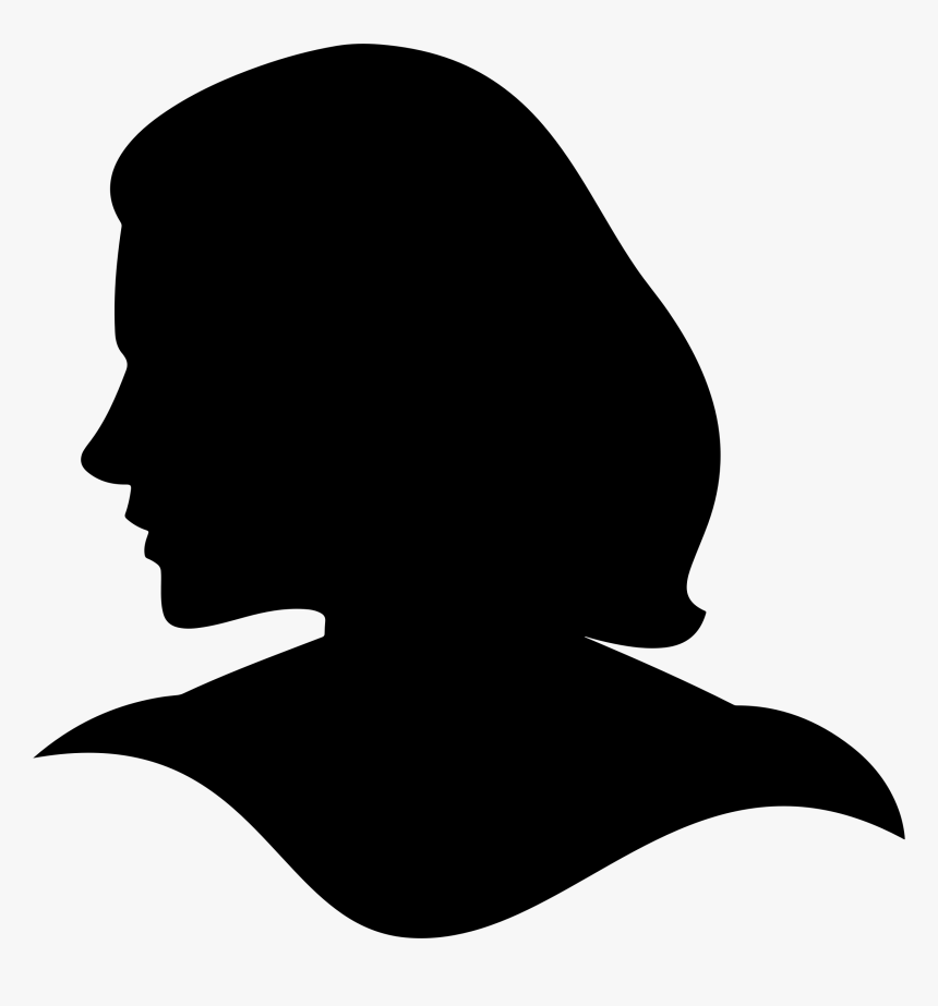 Clipart - Female Head Silhouette Clip Art, HD Png Download, Free Download