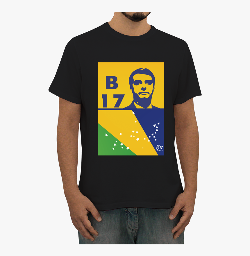 Camiseta Bolsonaro B17 De B17 Shopna - Camisetas Com Obras De Arte, HD Png Download, Free Download