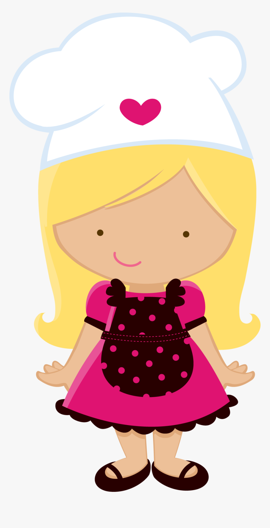 Menina Chefe De Cozinha Desenho, HD Png Download, Free Download