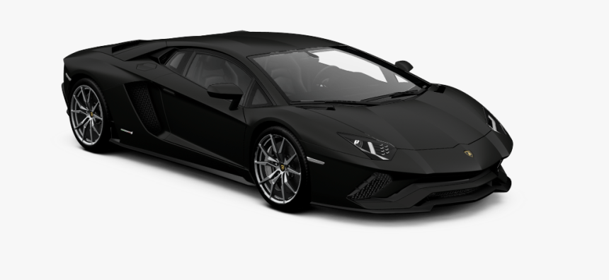 Land Car,lamborghini Aventador,automotive Design,lamborghini,model - Matte Black Lamborghini Aventador S Coupe, HD Png Download, Free Download