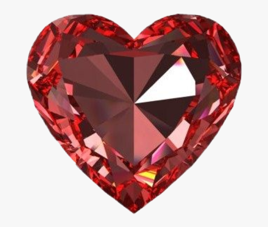 #heart #ruby #valentinesday #wedding #anniversary #engagement - Red Shiny Ruby Heart, HD Png Download, Free Download