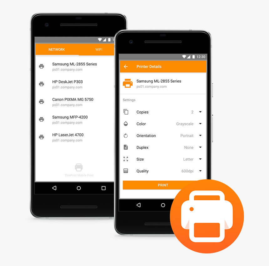 Convenient Mobile Printing With Ios And Android Devices - Mobile Print, HD Png Download, Free Download