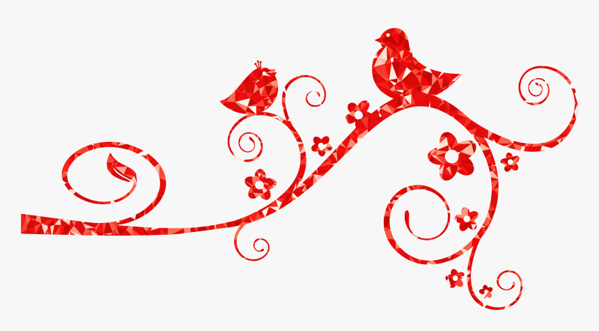 Ruby Birds Flourish Clip Arts - Transparent Friendship Day Png, Png Download, Free Download