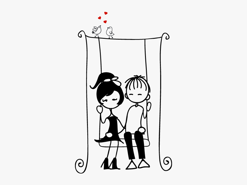 Black Sticker In Lovers, HD Png Download, Free Download