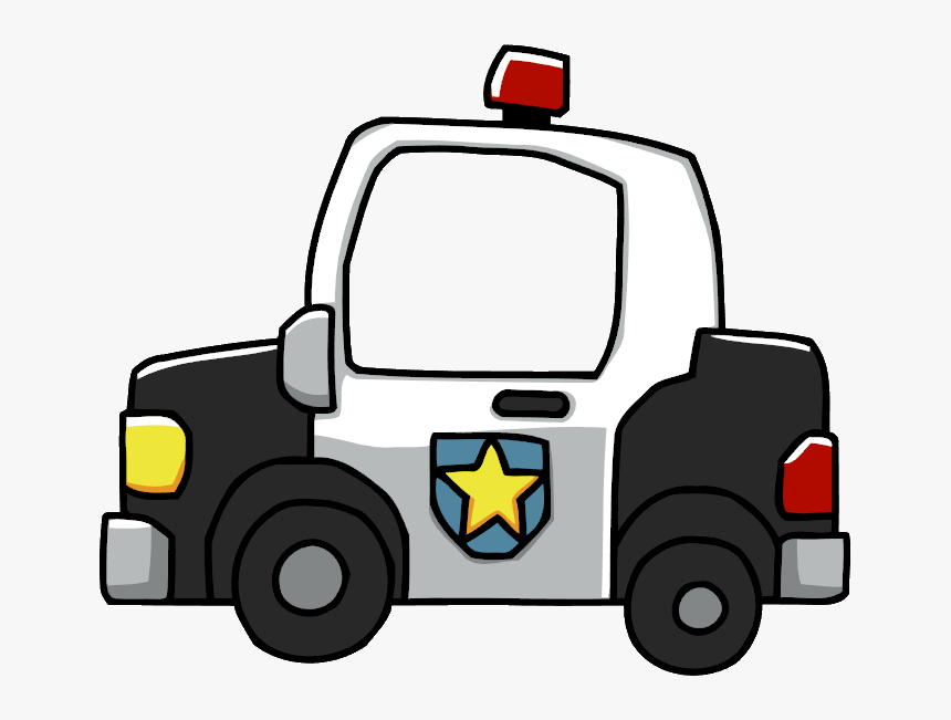 Scribblenauts Wiki Fandom Powered - Police Car Cartoon Transparent, HD Png Download, Free Download