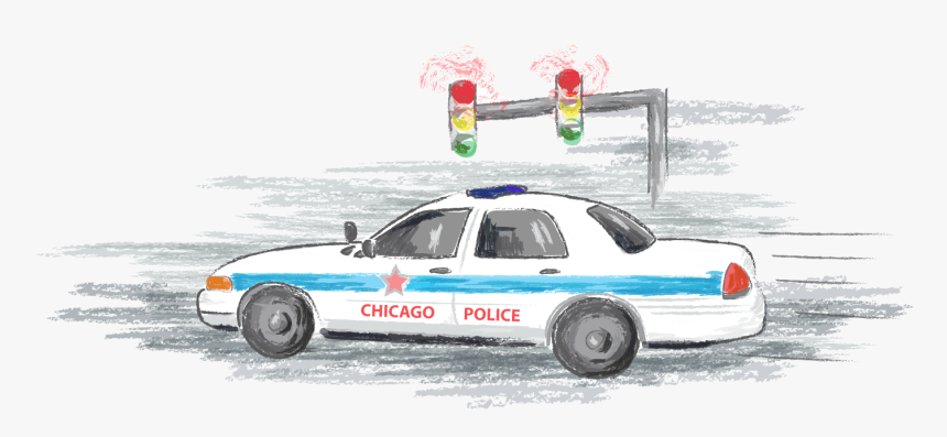 Chicago Police Car Png - Chicago Police Car Drawing, Transparent Png, Free Download