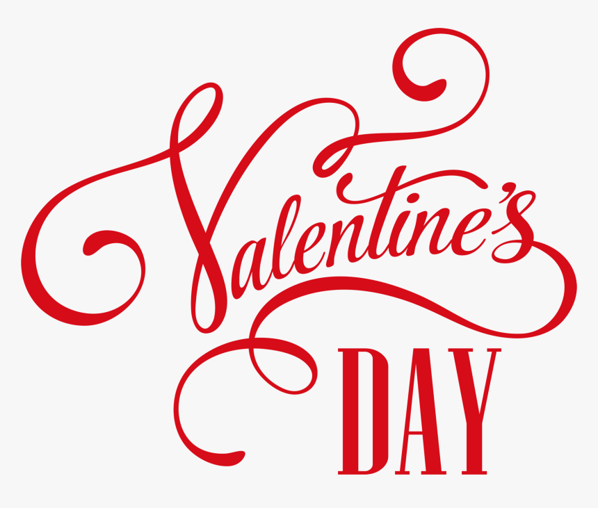 Valentine S Typography Font Continental Dayvalentinesday - Feliz Dia De Los Enamorados Png, Transparent Png, Free Download