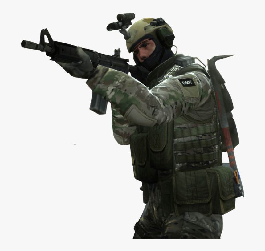 Clip Art Csgo Transparent - Csgo Counter Terrorist Png, Png Download, Free Download