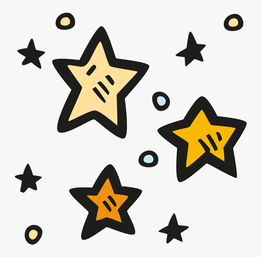 Transparent Space Stars Png - Star Hand Drawn Png, Png Download, Free Download