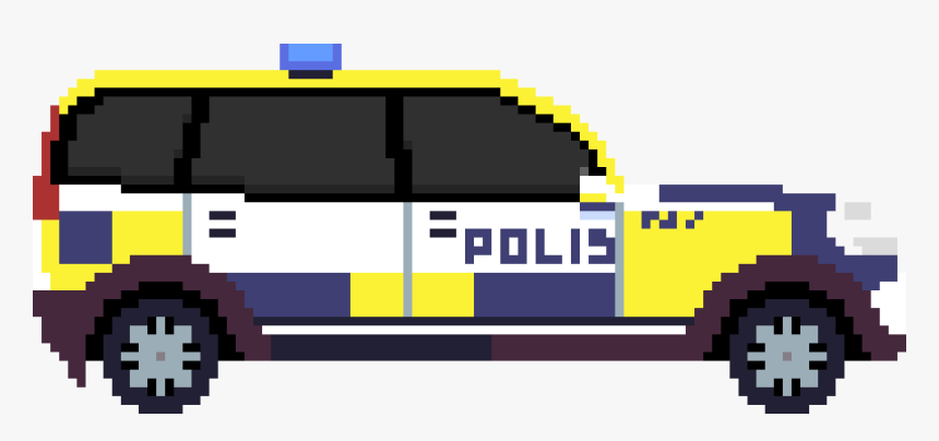 Pixel Police Car Png, Transparent Png, Free Download