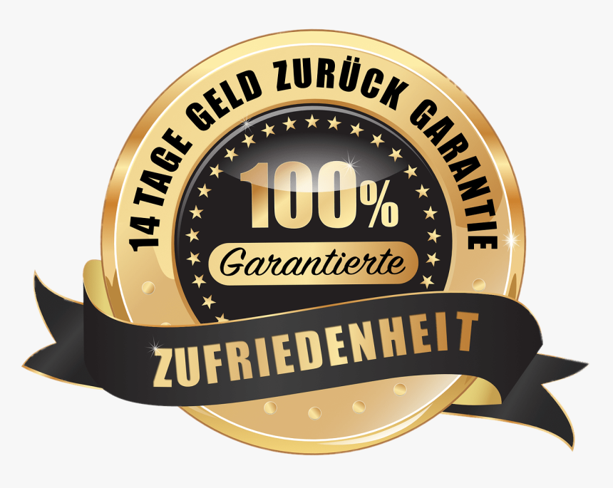 Money Back Guarantee German Clip Arts - Label, HD Png Download, Free Download