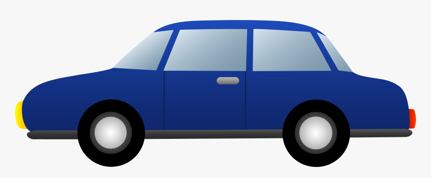 Car Clipart Police Cruiser Free - Blue Car Clip Art, HD Png Download, Free Download