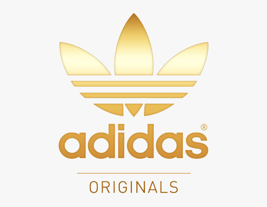 Adidas Logo Png Hd Background - Gold Adidas Originals Logo, Transparent Png, Free Download