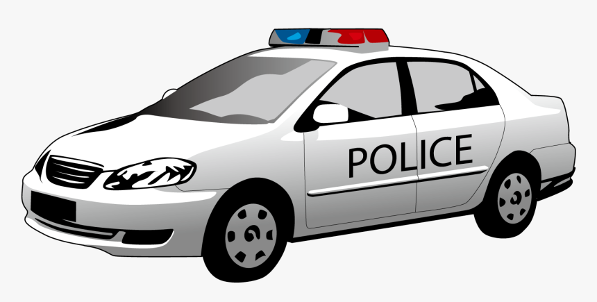 Police Car Police Officer - Psd Police Car Vector Png, Transparent Png, Free Download