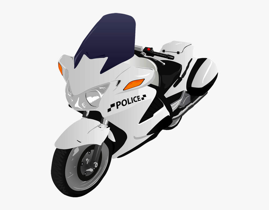Police - Car - Clipart - Png - Police Motorbike Clip Art, Transparent Png, Free Download