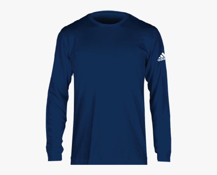 Fan Cloth Fundraiser Adidas Long Sleeve Tee Navy - Long-sleeved T-shirt, HD Png Download, Free Download