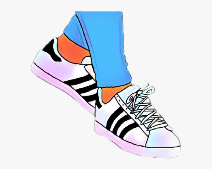 Sneakers Clipart Picsart - Shoes On Legs Clip Art, HD Png Download, Free Download