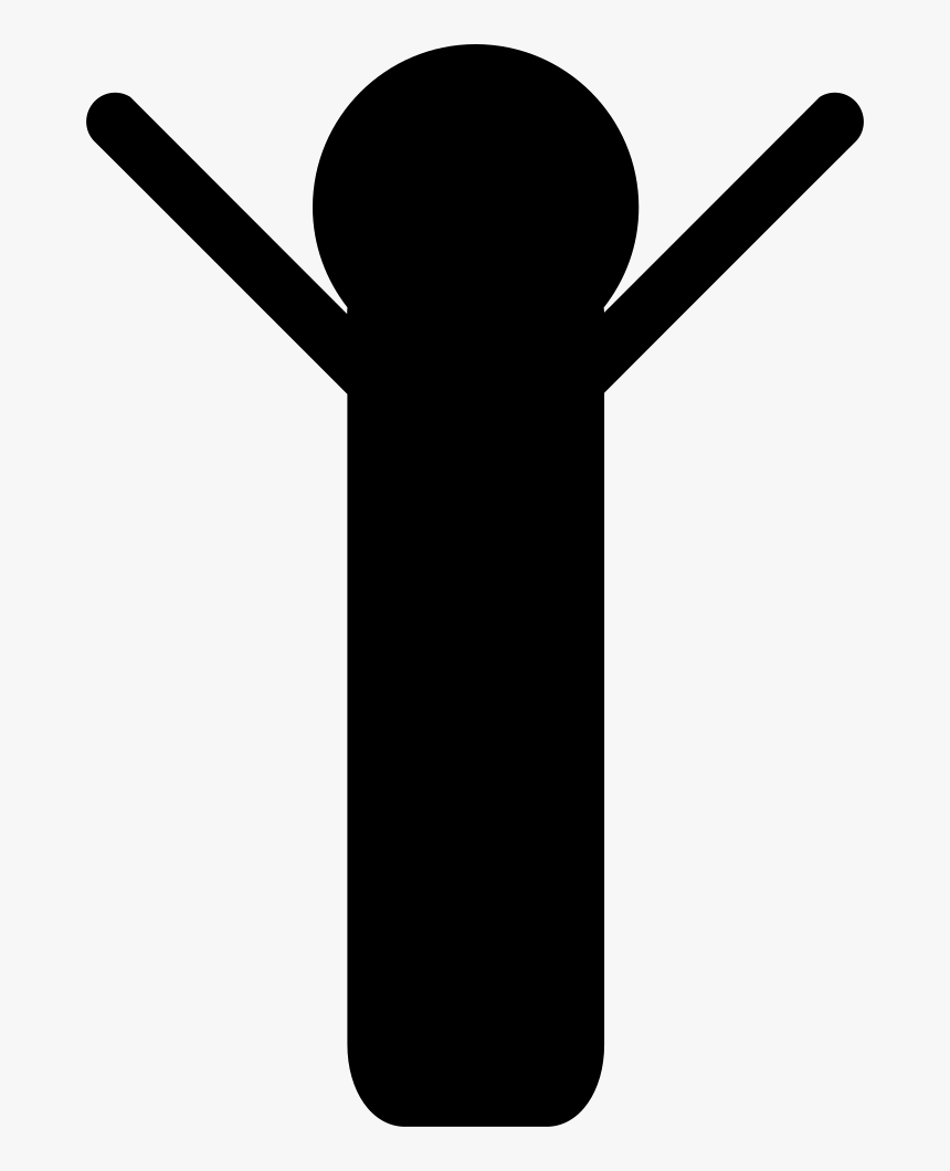 Person Standing With Arms Up, HD Png Download, Free Download