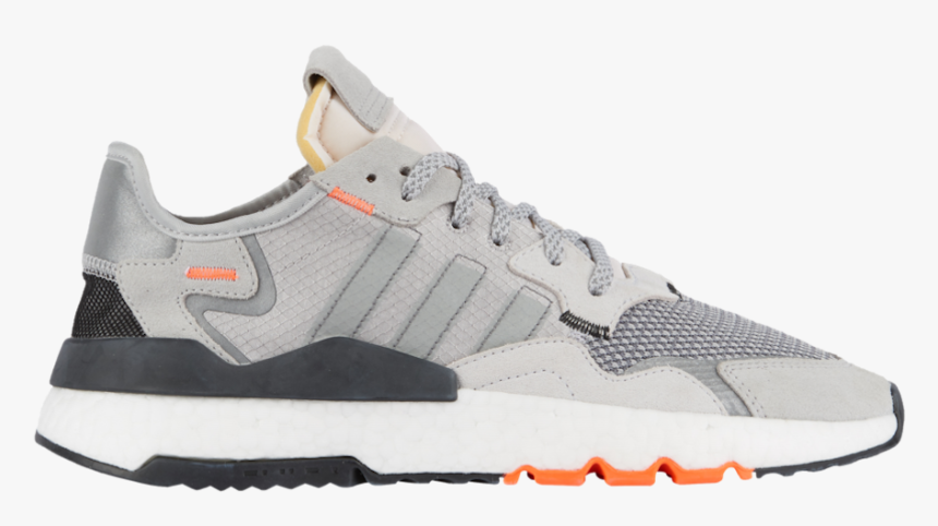 Adidas Nite Jogger Grey White Orange Db3361 Release - Adidas Nite Jogger Price, HD Png Download, Free Download