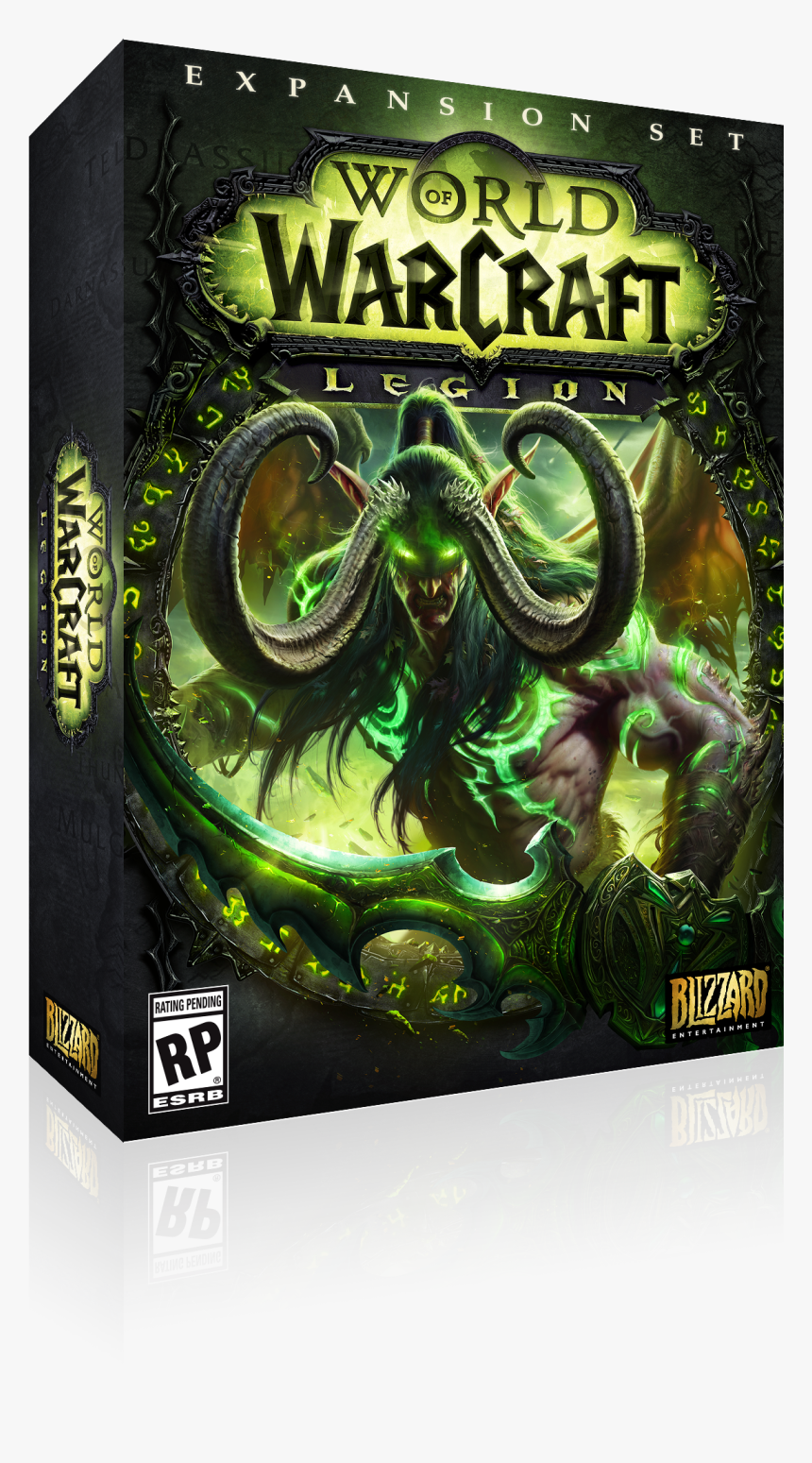 Wow Legion Box Art 3d-l - Warcraft Packaging, HD Png Download, Free Download