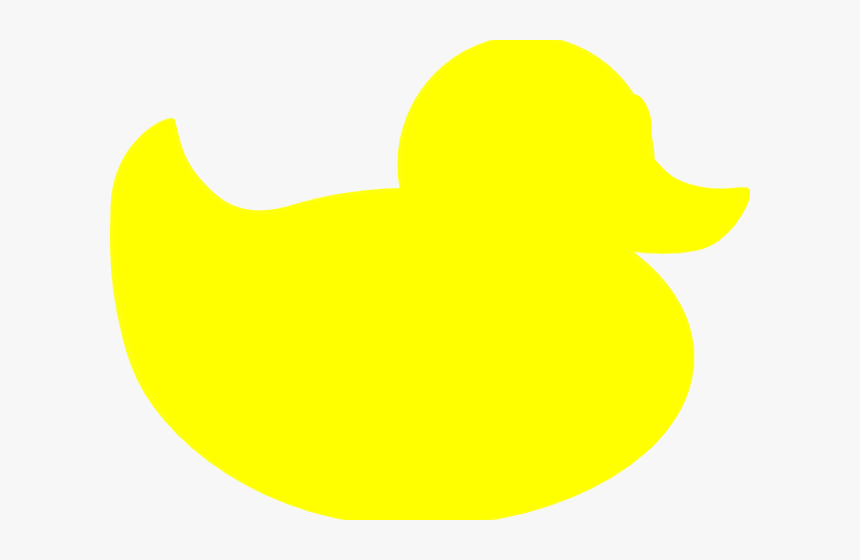 Rubber Duck Silhouette - Rubber Ducky Silhouette Png, Transparent Png, Free Download