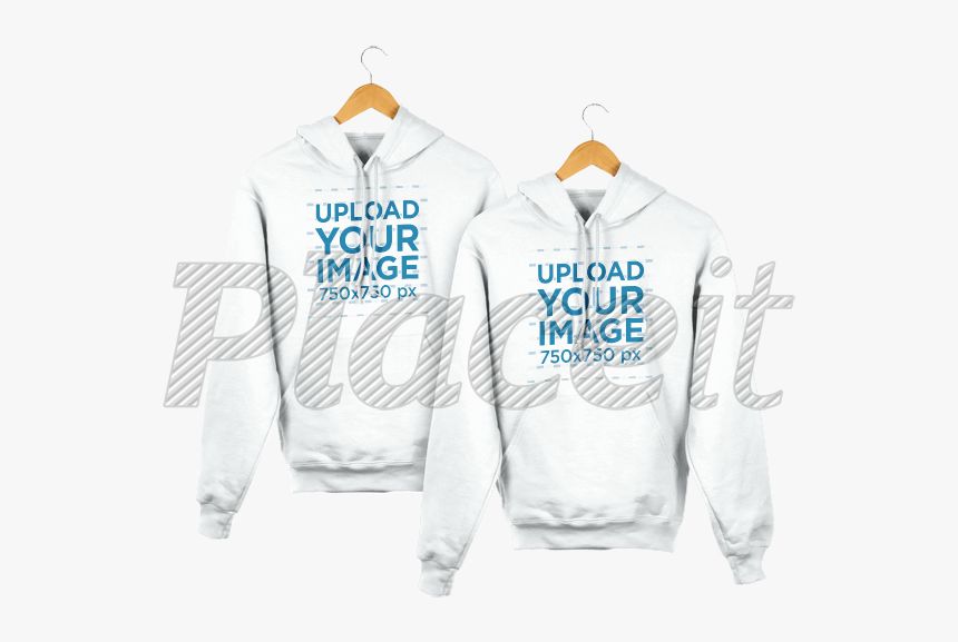 Clip Art Placeit Hoodies Hanging From - Hanging Hoodie Mockup, HD Png Download, Free Download