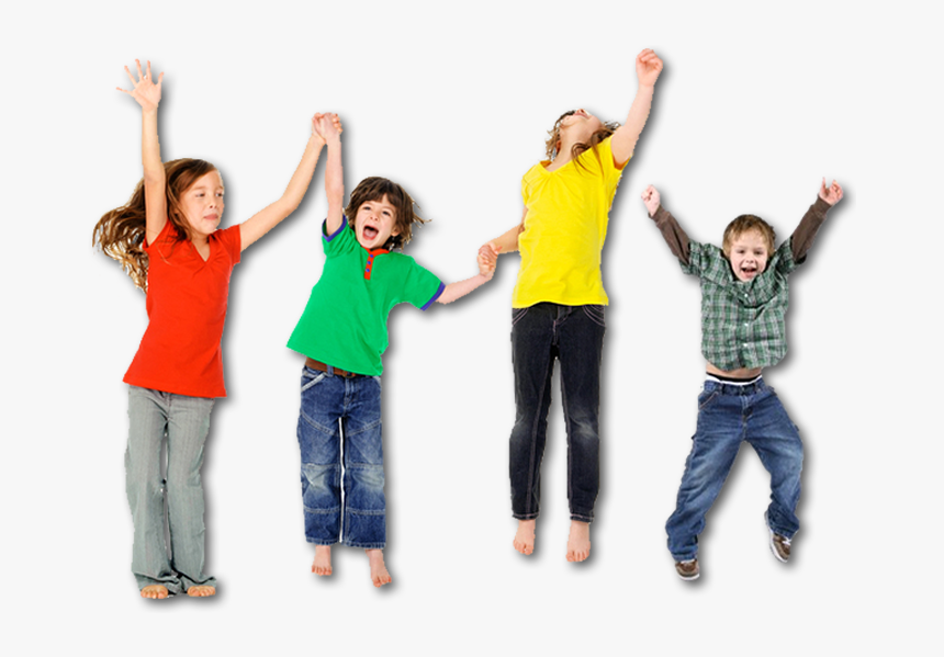 Kids Jumping On Trampoline , Png Download - Kids Jumping Png, Transparent Png, Free Download