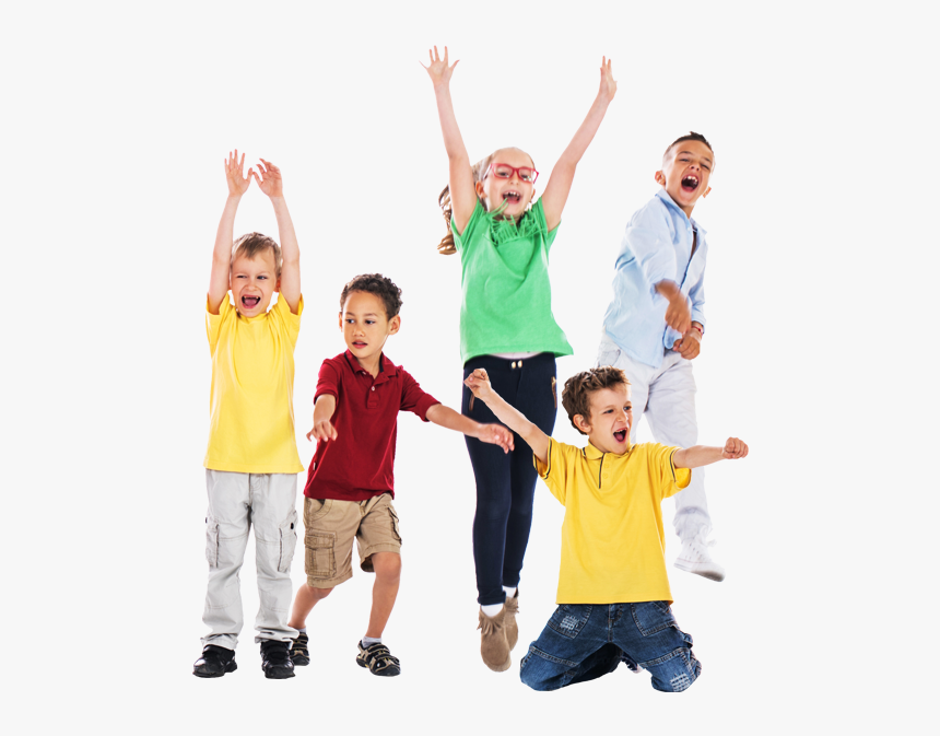 Summer Camp Kids Jumping For Joy - Children Fun, HD Png Download, Free Download